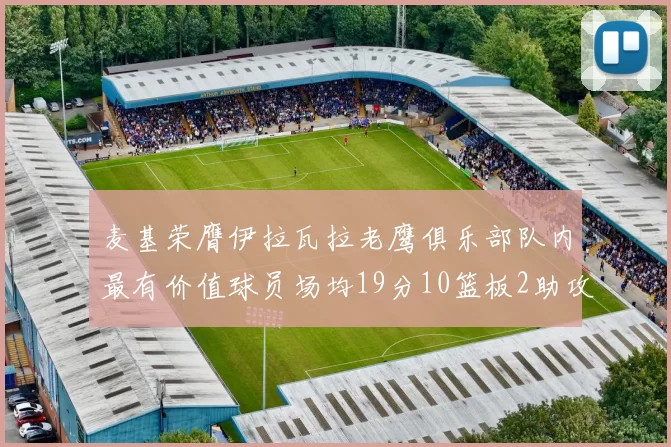 麦基荣膺伊拉瓦拉老鹰俱乐部队内最有价值球员场均19分10篮板2助攻成队内最佳